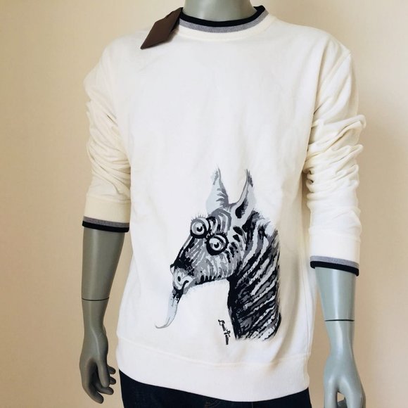 New Authentic Louis Vuitton Chapman Zebra Sweater - Picture 5 of 11